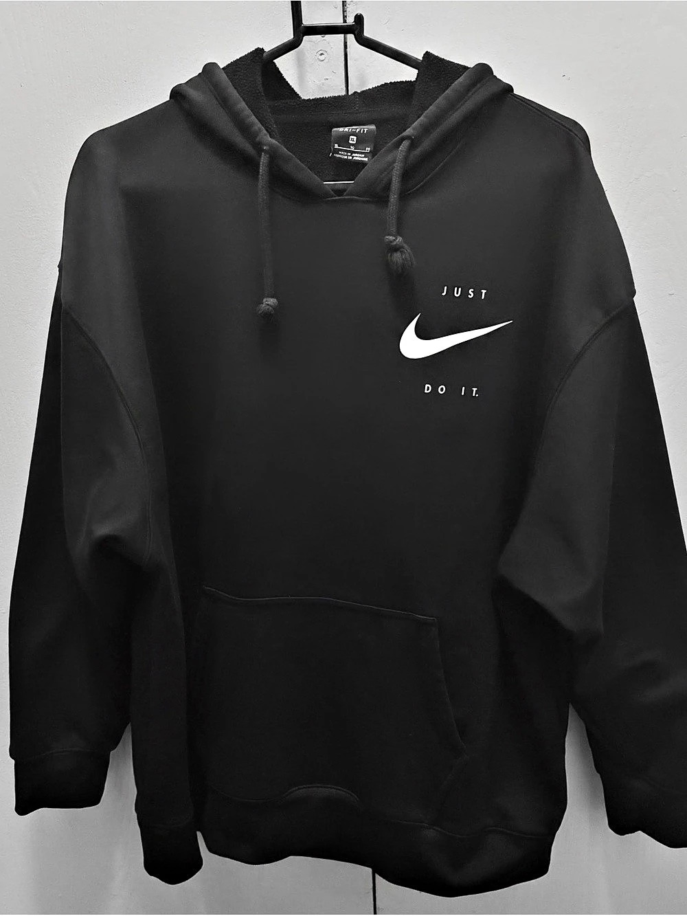 Nike Dri-FIT “Just Do It” Black Pullover Hoodie - XL